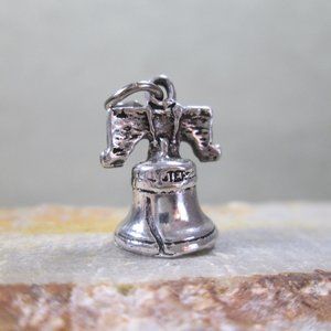 Sterling Silver Charm  LIBERTY BELL  Philadelphia